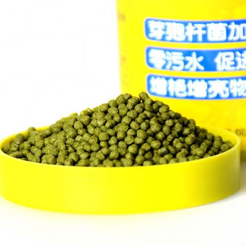 曼舞者金鱼粮蝶尾增色大小亚成鱼圆粒上浮鱼食冷水鱼兰寿专用饲料 - 图3
