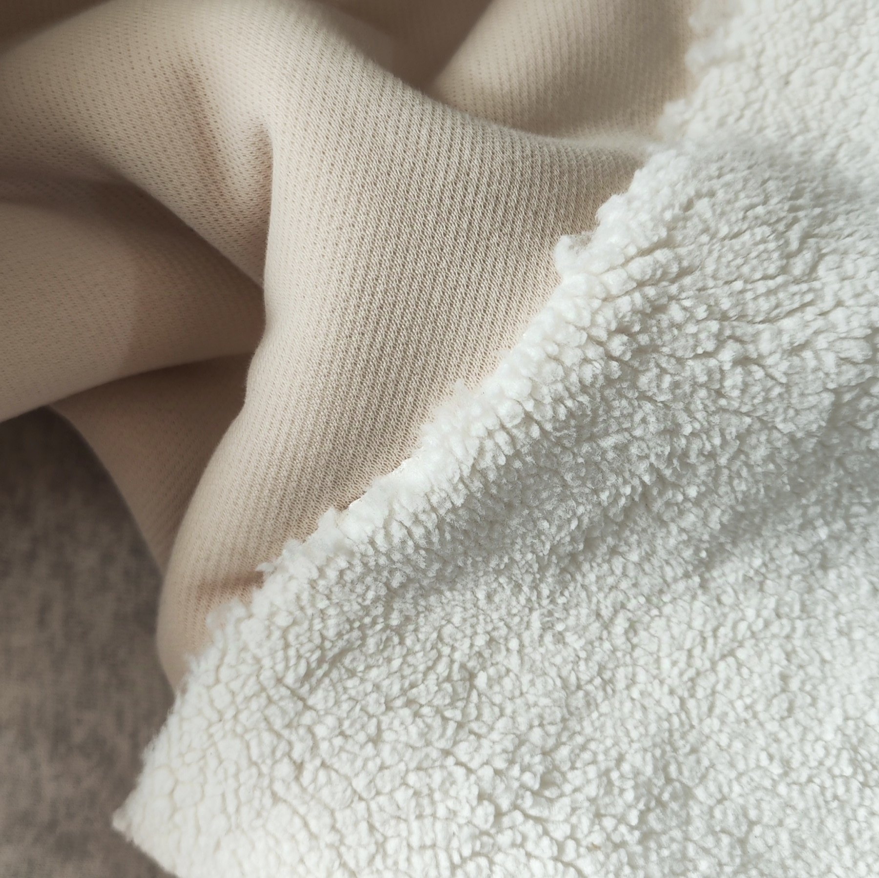 华棉复合加厚羊羔毛特厚羊驼绒加绒颗粒绒面料卫衣卫裤冬服装布料,淘宝优惠券,粉丝福利购,淘宝优惠卷