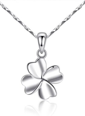 PT950铂金吊坠女款铂金项链单坠单颗不含链18k白金锁骨链单独坠