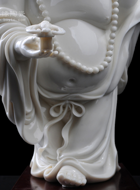 福在眼前弥勒佛大师作品德化陶瓷