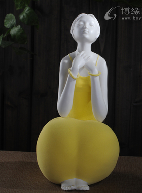 德化陶瓷美女人物工艺摆件送闺蜜
