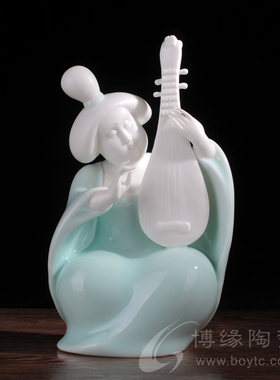 古典风玄关客厅会所摆件工艺品