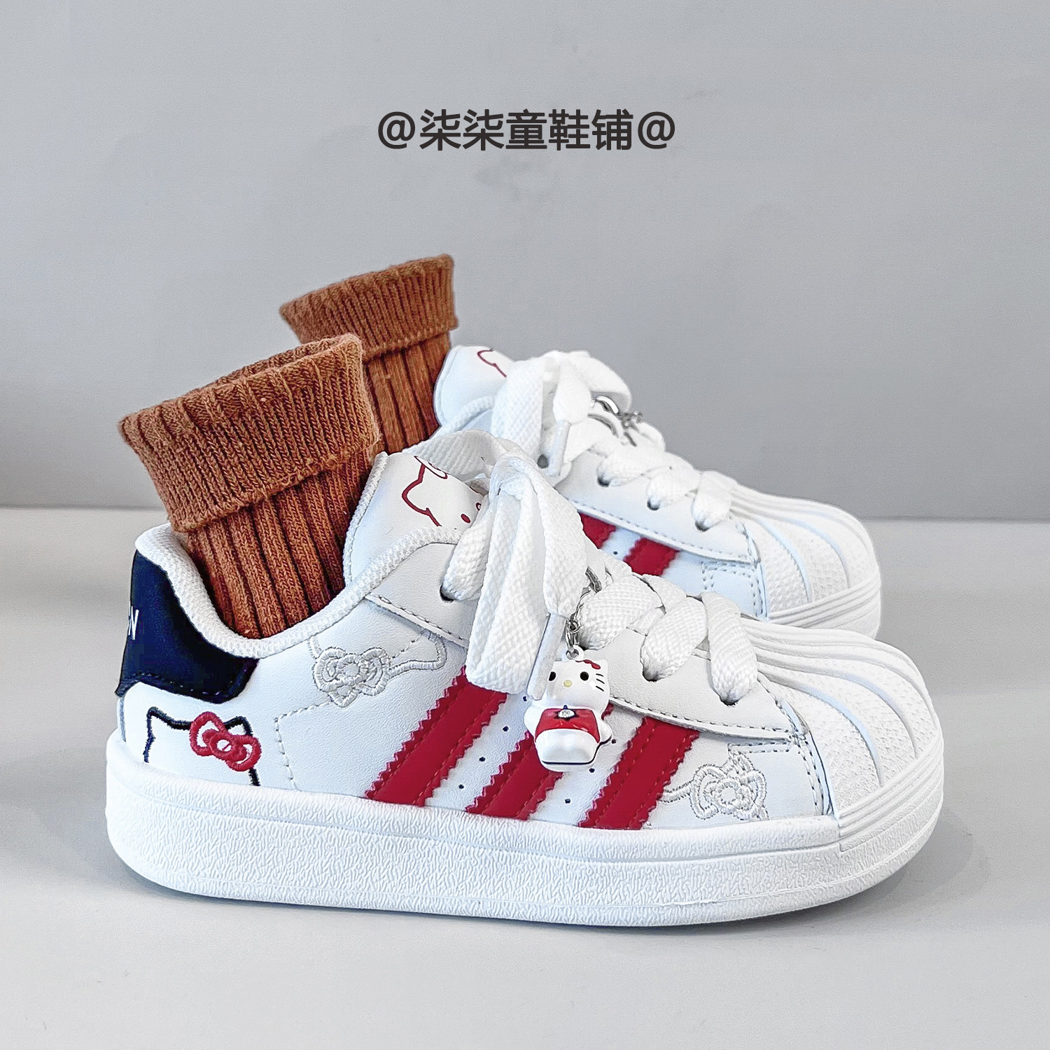 2026春季新款儿童卡通运动鞋女童贝壳头德训鞋男童休闲板鞋跑步鞋,淘宝优惠券,粉丝福利购,淘宝优惠卷