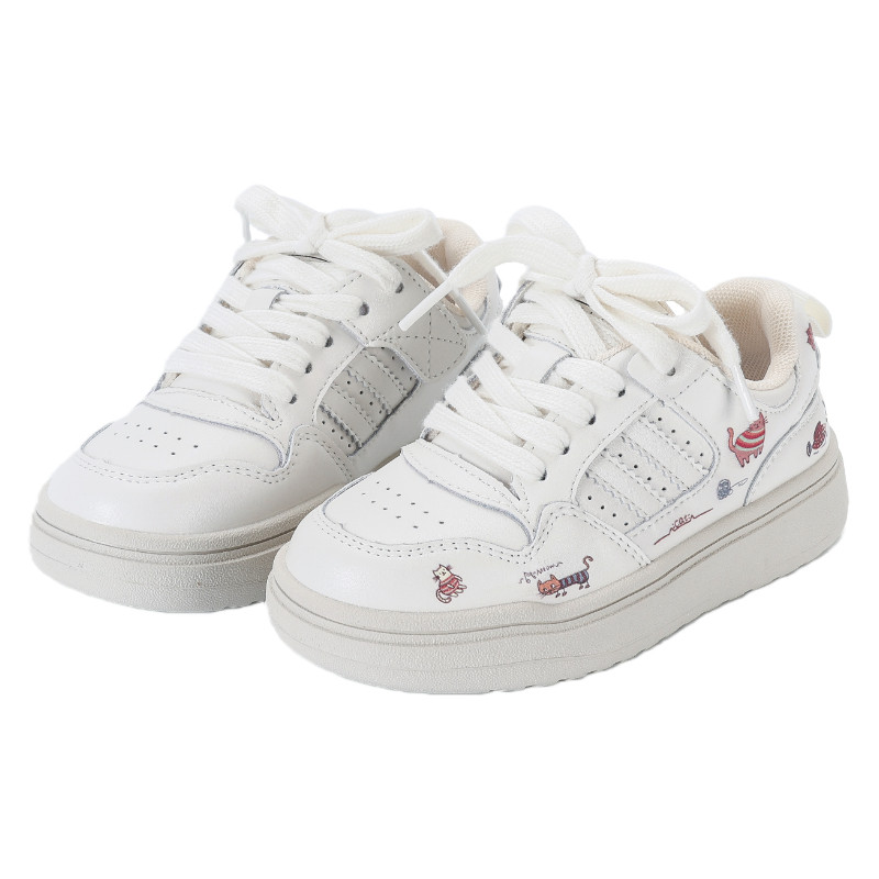 2025冬季新款儿童印花卡通小白鞋女童休闲板鞋男童软底运动鞋潮鞋,淘宝优惠券,粉丝福利购,淘宝优惠卷