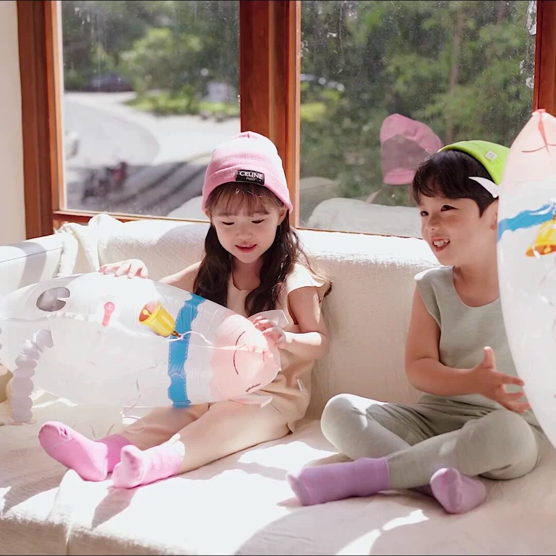 新款男童女童宝宝蚕丝羊毛德绒童装套装背心坎肩儿童家居服保暖衣