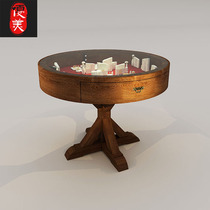 Beautiful Round Multifunction Jewellery Item Jewelry Store Retro Removable Mid Island Cabinet Glass Display Cabinet Table Customised