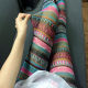 Leggings ສີສໍາລັບແມ່ຍິງ, ຕາຫນ່າງບາງນອກ stretch pants