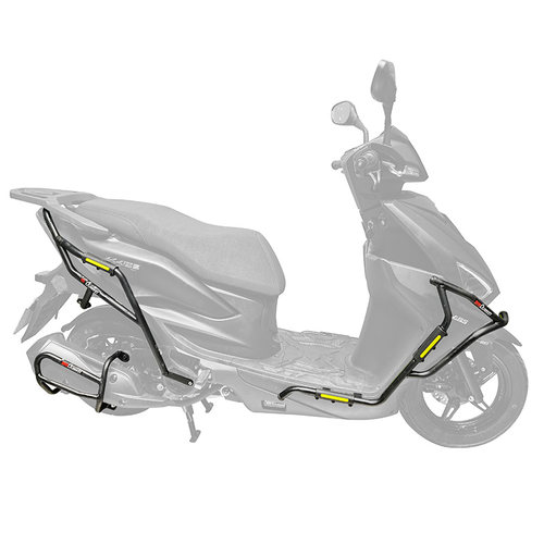 适用光阳KS125保险杠前后护杠防摔防撞保护杠CK125T-19排气护杠 - 图3