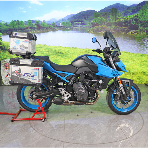适用于铃木GSX-8S保险杠前护杠GSX800RQ双头竞技防撞保护杠改装件 - 图3