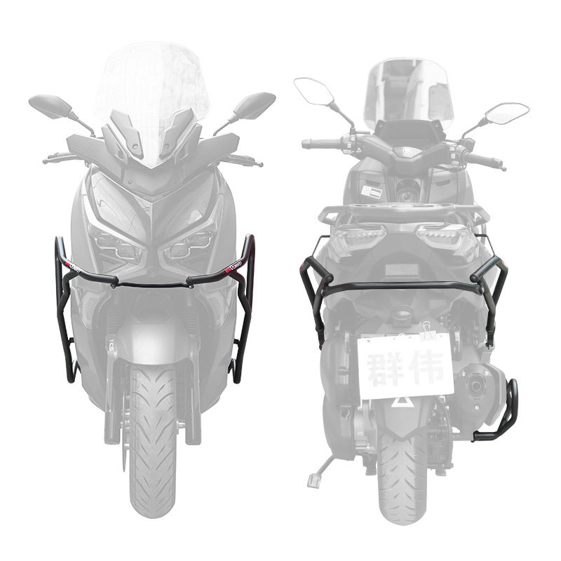 适用25款天鹰TX150保险杠前后护杠防摔防撞保护TY150T-28D排气杠 - 图2