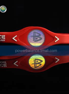 能量平衡硅胶红色手环