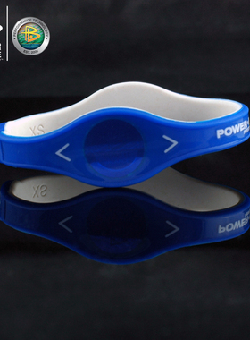 能量平衡硅胶蓝色手环