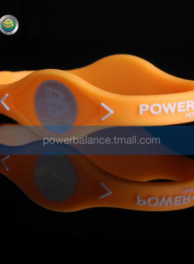 能量平衡硅胶桔色手环