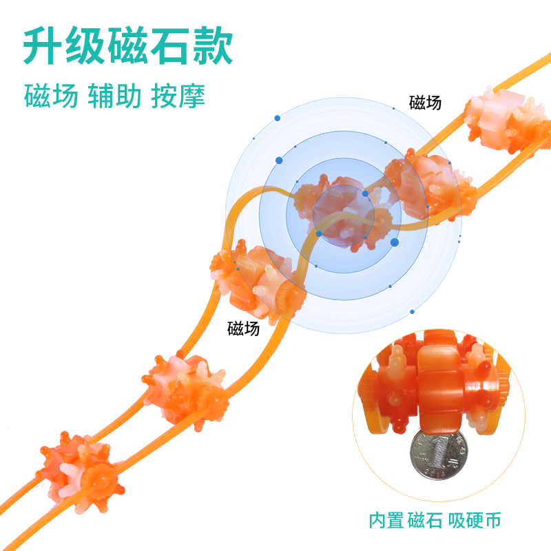 拉背条颈椎按摩器多功能全身滚轮手动开背颈椎腰背部按摩神器手握-图2