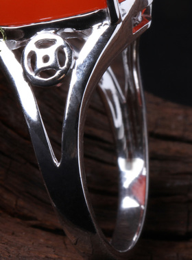 蔓伊诺四川925银凉山南红玛瑙