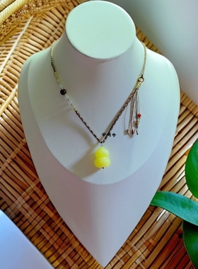 原创吊坠绳 国风编绳925银四股辫和田玉沉香挂绳百搭纯手工可调节