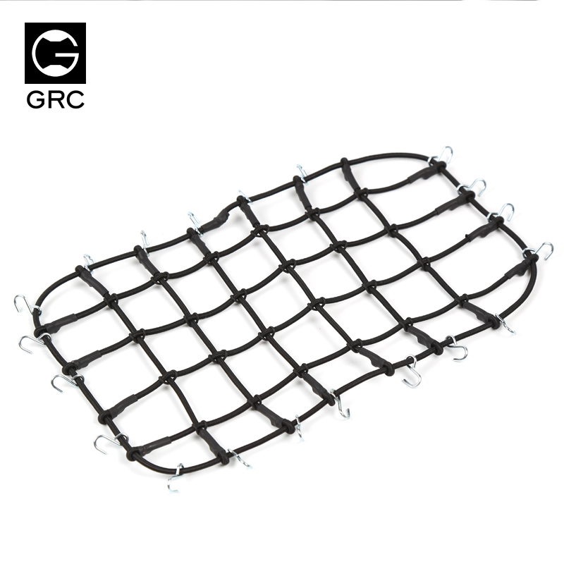 GRC TRX4行李网 1/10模型攀爬车 车顶行李架橡皮绳 网兜 #GAX0061 - 图0