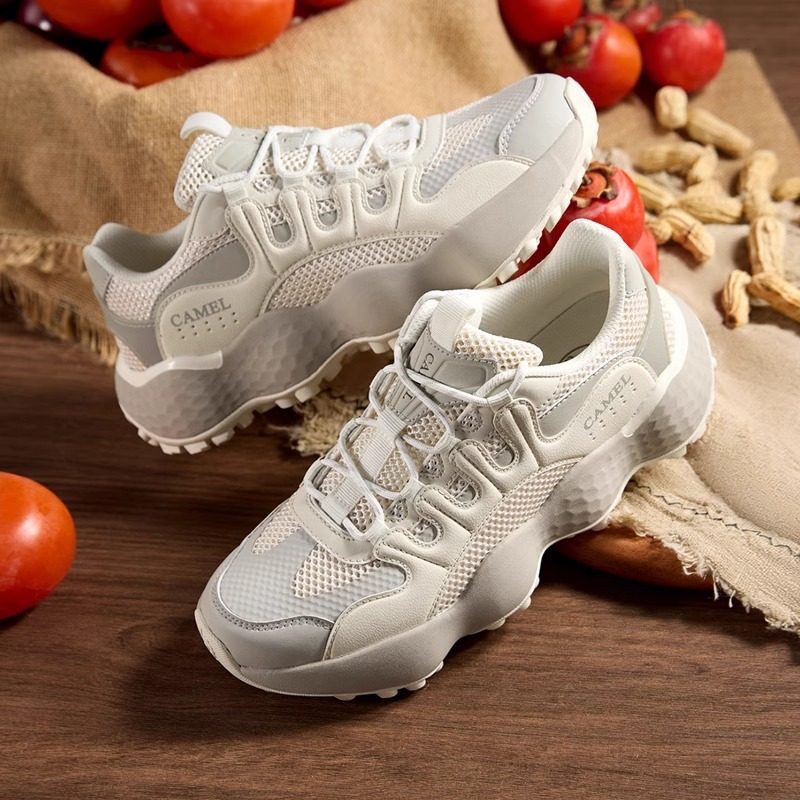 【骆驼花生鞋】2025春季女鞋新款户外运动鞋休闲老爹鞋情侣登山潮,淘宝优惠券,粉丝福利购,淘宝优惠卷