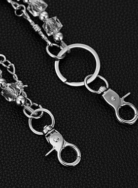 Trousers chain异形糖果芒刺双层裤链装饰复古风潮流新款牛仔腰链