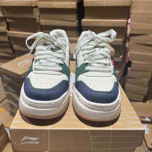 2024新品李宁FUTURE C1女子舒适软弹经典休闲鞋低帮板鞋AGCU068 - 图3