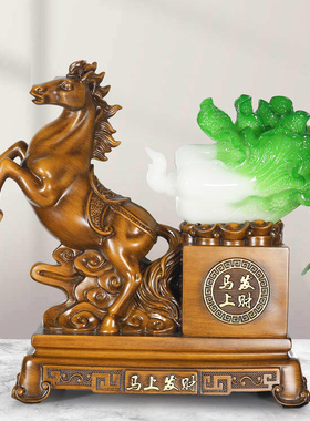 马上发财摆件马上有钱开业礼品