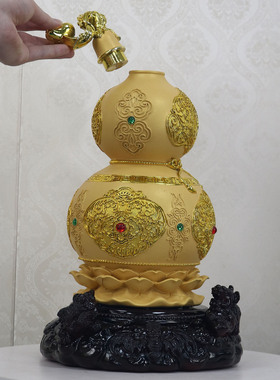 沙金百福如意葫芦摆件乔迁礼品