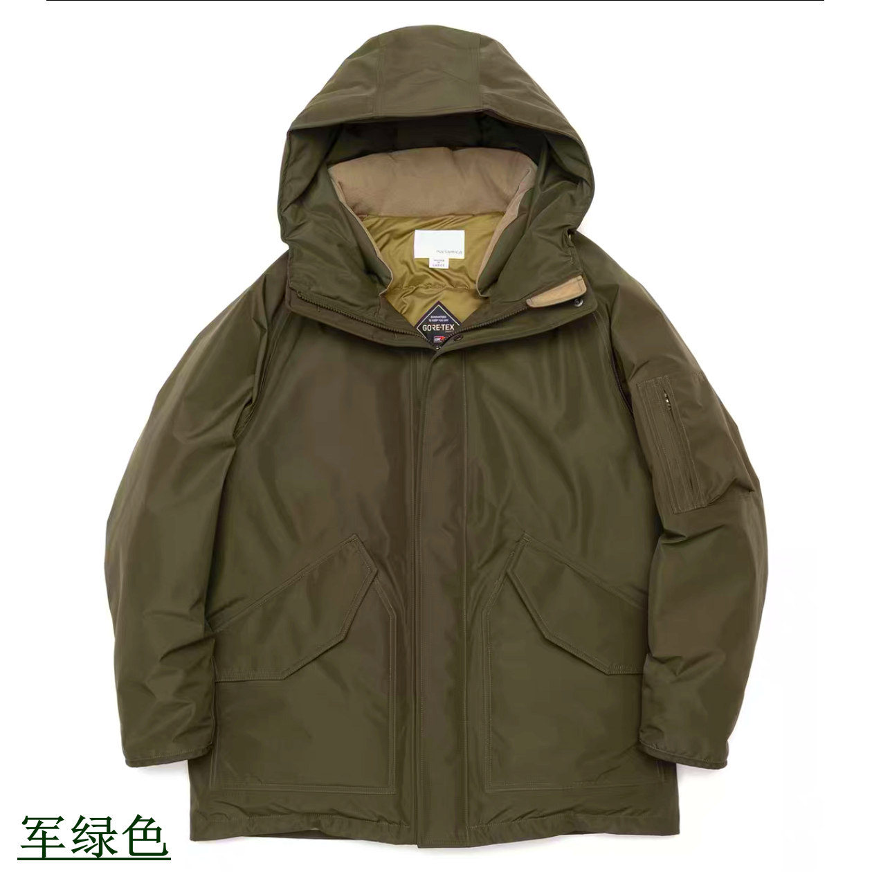 日系户外GORE-TEX DOWN COAT光电子日标90鹅绒羽绒服男女款外套-图3