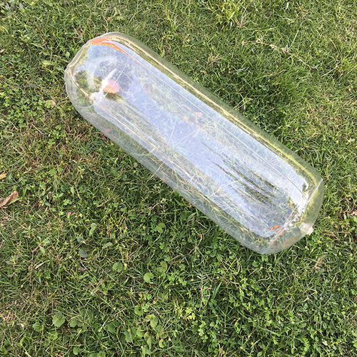 透明充气圆柱抱枕沙发腰靠背枕颈枕椭圆夹腿枕户外枕头长形枕套芯 - 图2