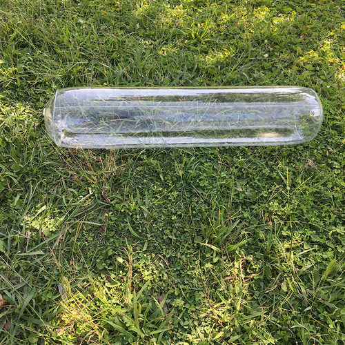 透明充气圆柱抱枕沙发腰靠背枕颈枕椭圆夹腿枕户外枕头长形枕套芯 - 图0