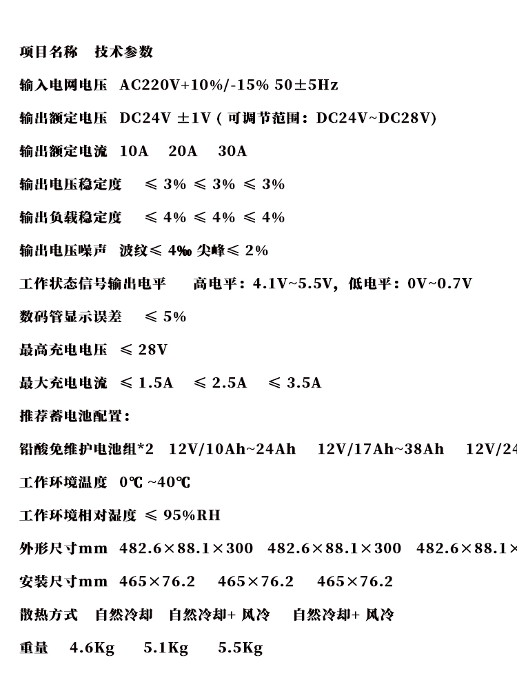 北京豪沃尔HBM1003/HBM2003/HBM3003面板式电源消防设备电源通用s - 图0