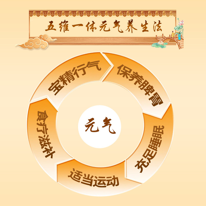 道家内丹功食结合养生套餐赠脾胃睡眠气血健脾祛湿调理改善课程