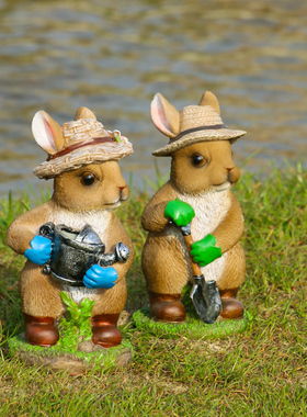 仿真小兔子花园庭院卡通动物造景