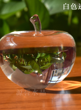 时尚风圣诞浪漫祝福毕业水晶苹果