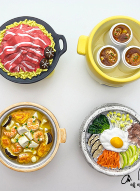 暖暖兔可爱卡通食玩冰箱贴