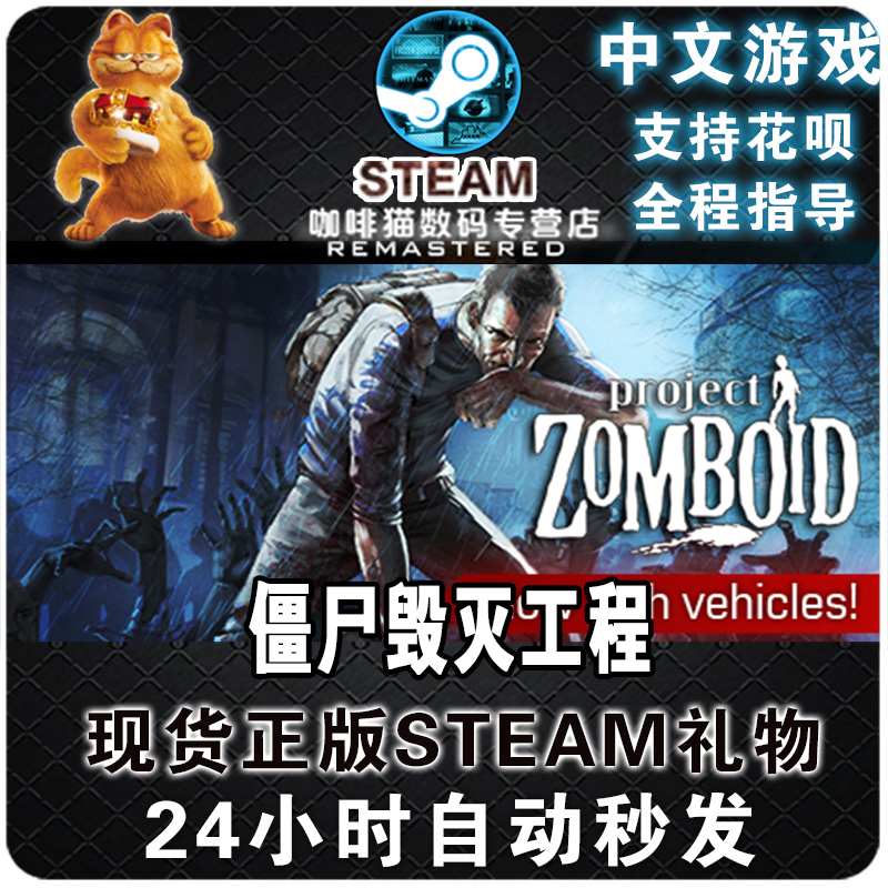 PC正版Steam僵尸毁灭工程 Project Zomboid中文游戏国区礼物/阿区/土区礼物丨成品号永久激活正版非共享-图1