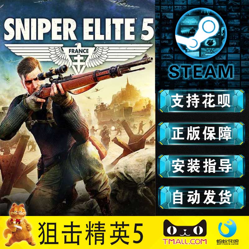 PC正版 steam中文游戏狙击精英5 Sniper Elite 5射击动作冒险-图1