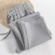 Waffle Pants ແມ່ຍິງ Loose ຂະຫນາດໃຫຍ່ ກາງເກງ Straight Pants 2023 New American Sports Pants Heavy Casual Pants