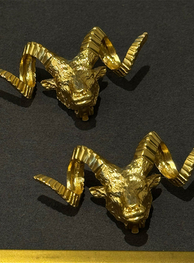 个性羚羊轻奢中古耳夹yuwelry