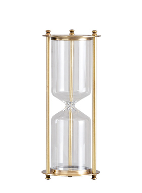 现代简约时间沙漏计时器自装沙轻奢装饰流沙桌面摆件X生日创意礼