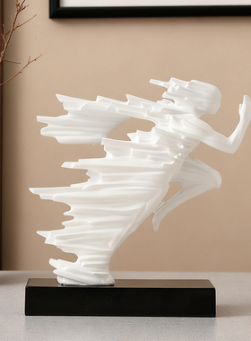 现代简约抽象人物雕塑摆件