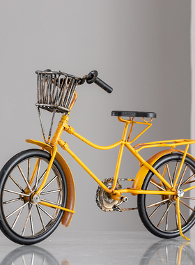 复古怀旧铁艺自行车手工客厅橱窗