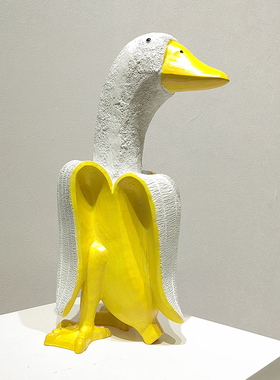 Saree/莎芮创意香蕉鸭装饰品