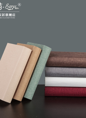 麻布仿真书新中式风素色软装饰品