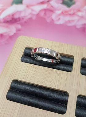 2025新款戒指小冰块何医生粗胖手大号减压轻奢高级感食指戒指环