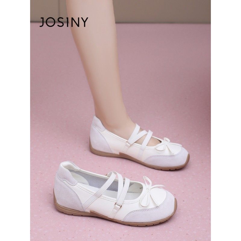 卓诗尼2026春季新款平底玛丽珍鞋时尚舒适芭蕾舞鞋潮流百搭阿甘鞋,淘宝优惠券,粉丝福利购,淘宝优惠卷