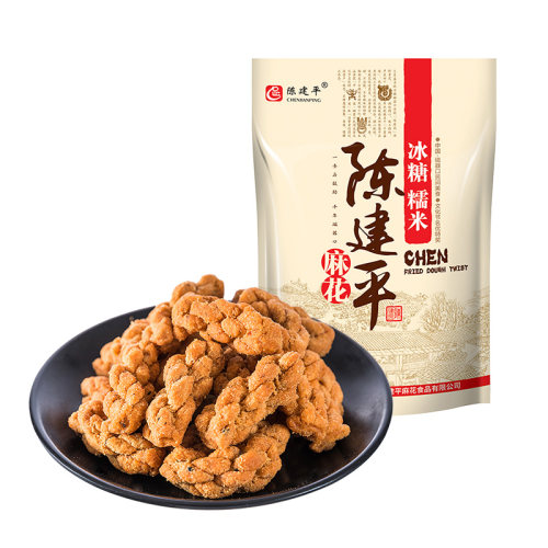 重庆特产磁器口陈建平麻花传统美食休闲小吃零食点心400g - 图0