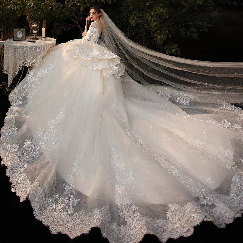 主婚纱2020新款新娘气质小个子大码 千度依凡服饰婚纱