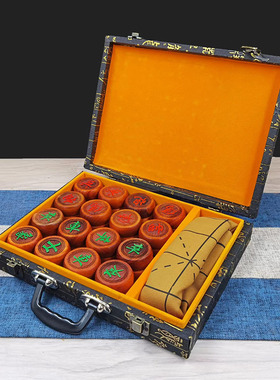 大红酸枝中国象棋子红木礼品套装成人学生儿童木质大号家用象棋盘