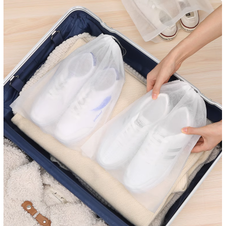 H晒鞋防黄袋小白鞋晒鞋套晾鞋罩无纺布一次性鞋子收纳袋防尘洗kk