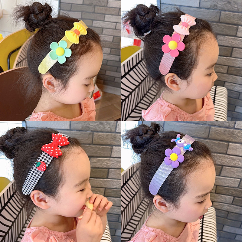 H儿童碎发魔术贴发箍小女孩女童星黛露刘海贴碎发神器宝宝头箍发_夏语私严选好物_饰品/流行首饰/时尚饰品新-第2张图片-提都小院